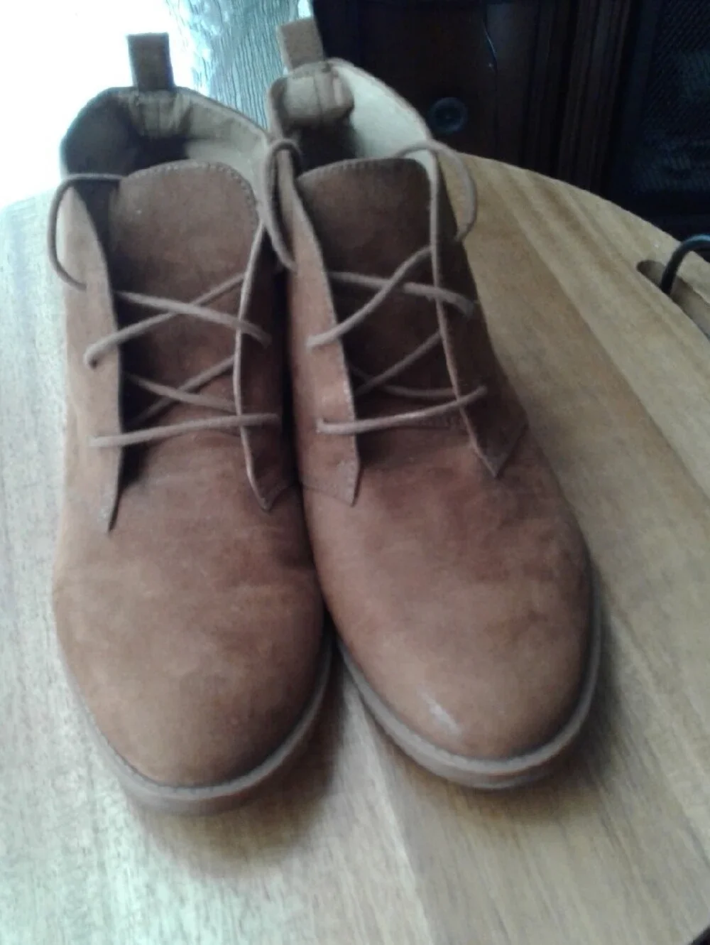 Franco Sarto Men's Brown Suede Chukka Boots